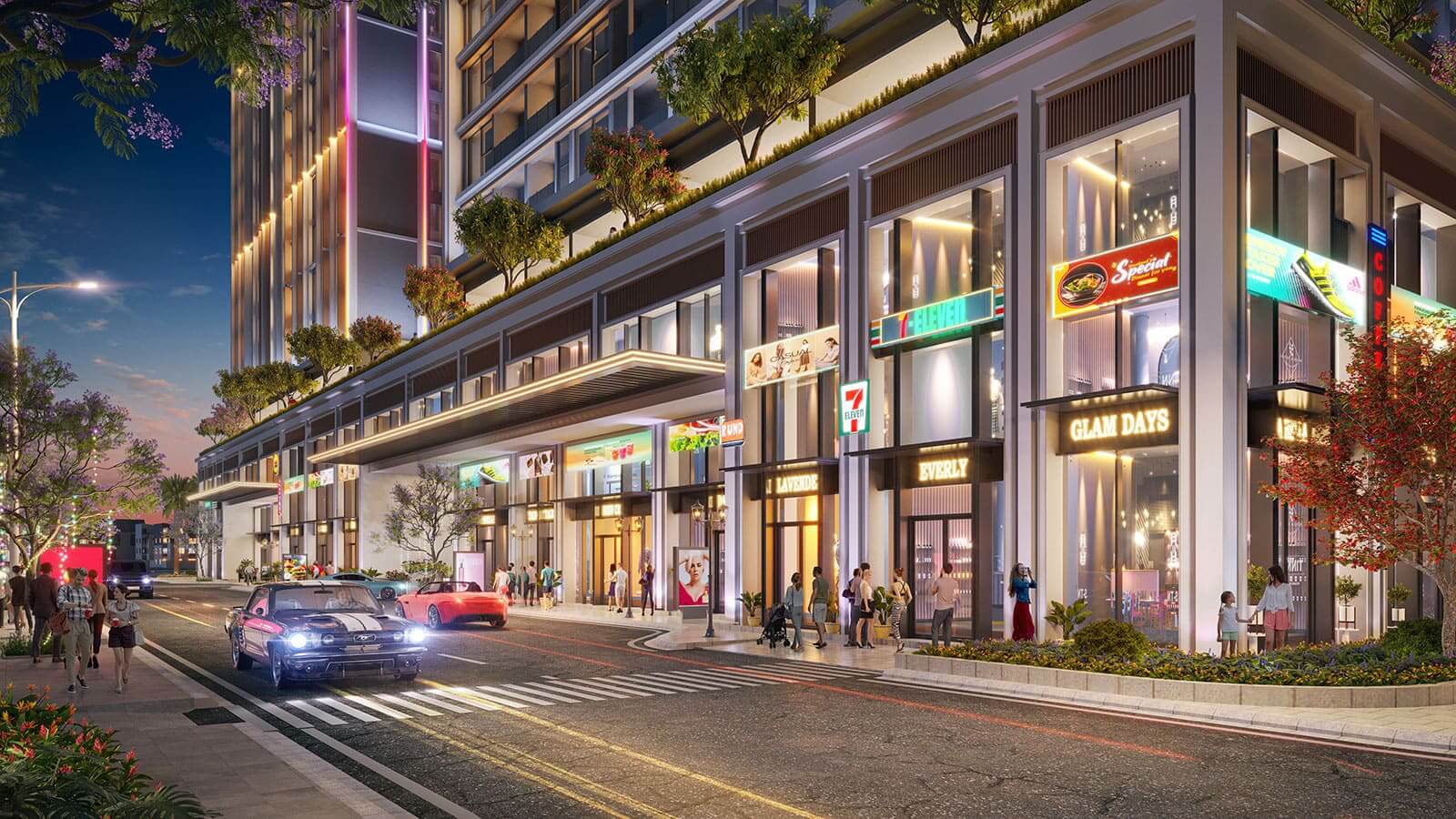 shophouse khối đế sun group mê linh