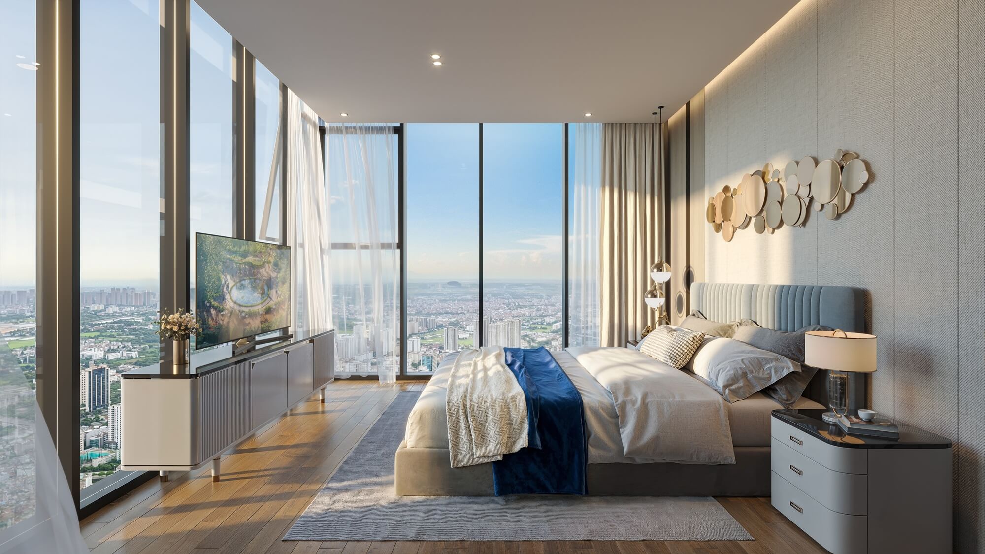 Căn hộ 3 phòng ngủ Metropoli5 Nam An Khánh