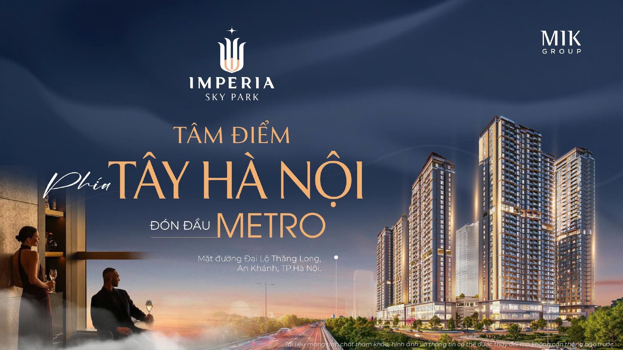 Imperia Sky Park An Khánh ra mắt đón sóng Metro số 5 khởi công