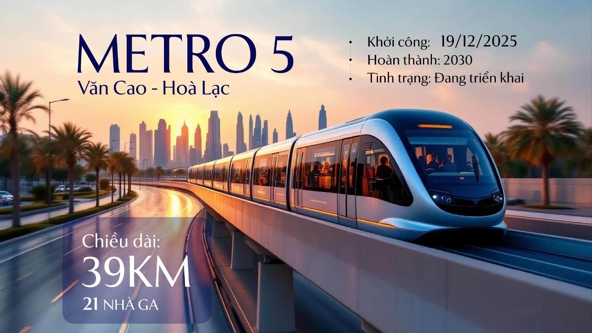 Imperia Sky Park An Khánh ra mắt đón sóng Metro số 5 khởi công