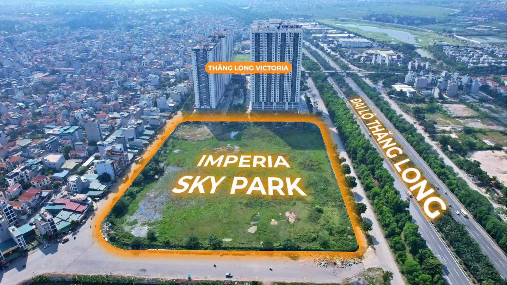 vị trí dự án imperia sky park an khánh