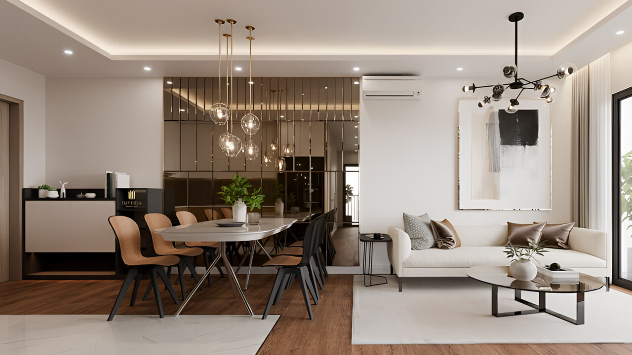 nội thất căn hộ imperia sky park an khánh