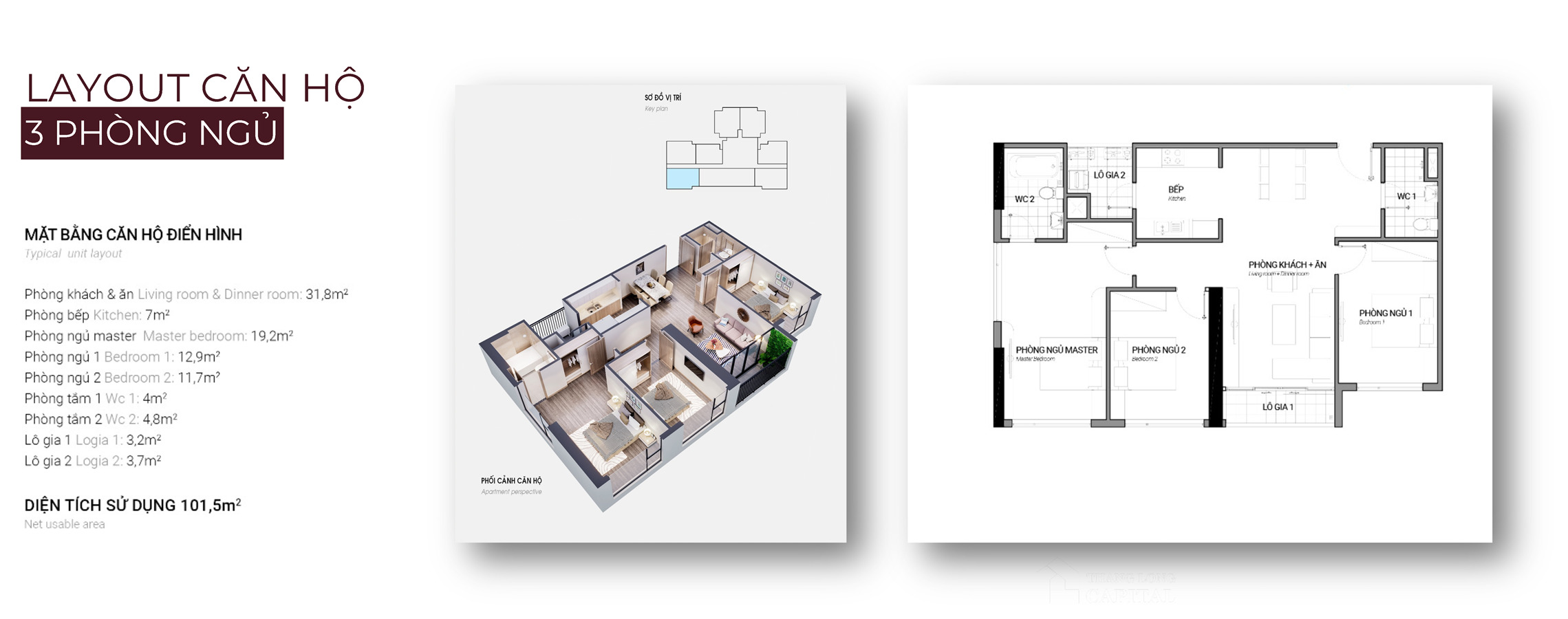 thiết kế căn hộ metropoli5 nam an khánh